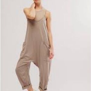 Item 174 – FP Movement Hot Shot Onesie Jumpsuit – Size L – Taupe